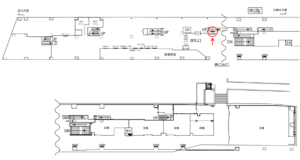 京急／京急蒲田駅／／№23050駅看板・駅広告、位置図