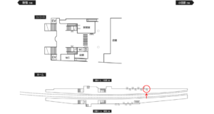 小田急　渋沢駅／／№1708駅看板・駅広告、位置図