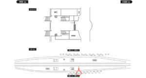 小田急　秦野駅／／№1207駅看板・駅広告、位置図