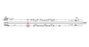 京急／新馬場駅／／№32007駅看板・駅広告、位置図