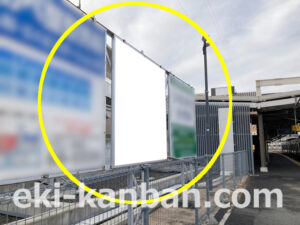 小田急　鶴巻温泉駅／／№106駅看板・駅広告、写真2