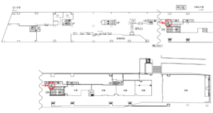 京急／京急蒲田駅／／№43001駅看板・駅広告、位置図