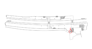 京急／北品川駅／／№42001駅看板・駅広告、位置図