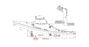 京急／品川駅／／№42006駅看板・駅広告、位置図
