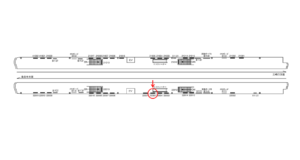 京急／青物横丁駅／／№22005駅看板・駅広告、位置図