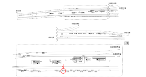 京急/京急蒲田駅//№42110駅看板・駅広告、位置図