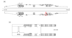 京急／雑色駅／／№42005駅看板・駅広告、位置図