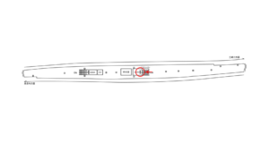 京急/鮫洲駅//№22003駅看板・駅広告、位置図
