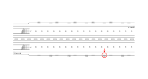 京急／泉岳寺駅／／№21004駅看板・駅広告、位置図