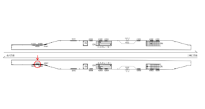 京急／梅屋敷駅／／№42009駅看板・駅広告、位置図