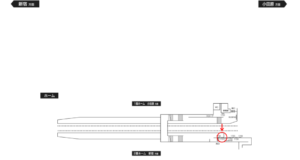 小田急　富水駅／／№1709駅看板・駅広告、位置図