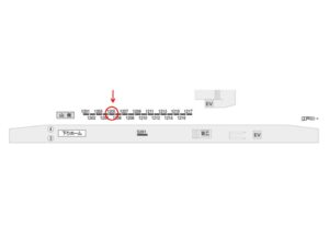 京成　小岩駅／／№1205駅看板・駅広告、位置図