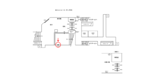 京急／新馬場駅／／№23050駅看板・駅広告、位置図