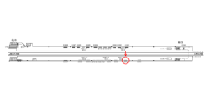 京急／新馬場駅／／№32002駅看板・駅広告、位置図