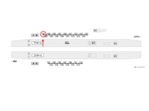 京成　小岩駅／／№1201駅看板・駅広告、位置図