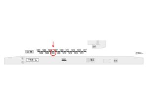 京成　小岩駅／／№1206駅看板・駅広告、位置図