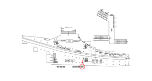 京急／品川駅／／№42001駅看板・駅広告、位置図