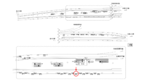 京急/京急蒲田駅//№42107駅看板・駅広告、位置図