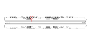 京急／青物横丁駅／／№21007駅看板・駅広告、位置図