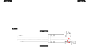 小田急　富水駅／／№1702駅看板・駅広告、位置図