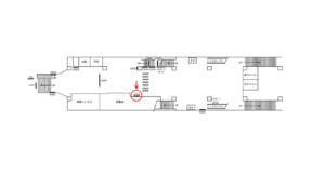 京急／青物横丁駅／／№23003駅看板・駅広告、位置図