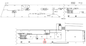 京急／京急蒲田駅／／№43004駅看板・駅広告、位置図
