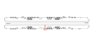 京急／青物横丁駅／／№22001駅看板・駅広告、位置図