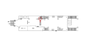 京急／青物横丁駅／／№23004駅看板・駅広告、位置図