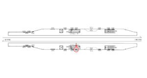 京急／梅屋敷駅／／№42004駅看板・駅広告、位置図