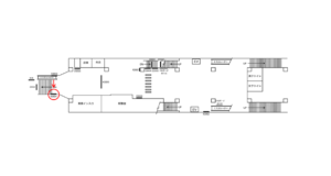 京急／青物横丁駅／／№43004駅看板・駅広告、位置図