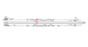 京急／新馬場駅／／№31005駅看板・駅広告、位置図