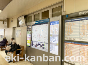 小田急　伊勢原駅／周辺案内図広告駅看板・駅広告、写真2