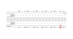 京急／泉岳寺駅／／№21005駅看板・駅広告、位置図