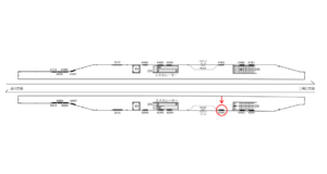 京急／梅屋敷駅／／№42003駅看板・駅広告、位置図