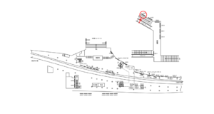 京急/品川駅//№41001駅看板・駅広告、位置図