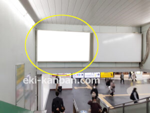JR／市川駅／ホーム階段／№24駅看板・駅広告、写真2
