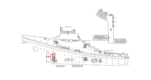 京急／品川駅／／№22022駅看板・駅広告、位置図