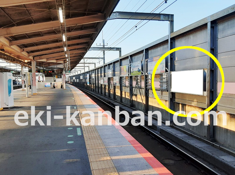 JR／武蔵浦和駅／上り線側／№10駅看板・駅広告、写真 (1)