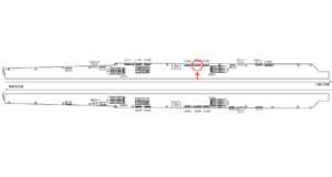 京急／立会川駅／／№21004駅看板・駅広告、位置図
