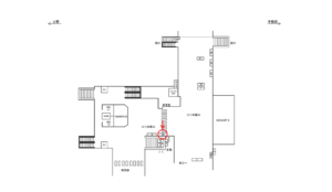 JR/久喜駅/本屋口/№10駅看板・駅広告、位置図