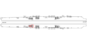 京急／立会川駅／／№22009駅看板・駅広告、位置図