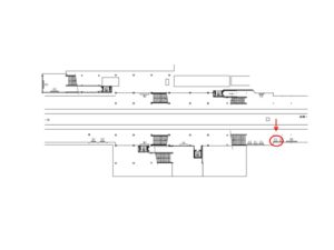 東武　塚田駅／／№513駅看板・駅広告、位置図