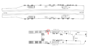 京急／大森町駅／／№43001駅看板・駅広告、位置図