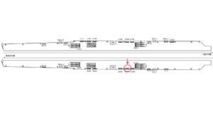 京急／立会川駅／／№22004駅看板・駅広告、位置図