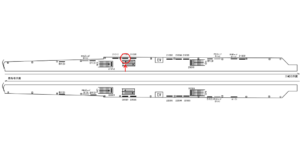 京急／立会川駅／／№21007駅看板・駅広告、位置図