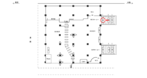 JR／浜松町駅／北口／№29駅看板・駅広告、位置図