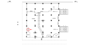 JR／浜松町駅／北口／№12駅看板・駅広告、位置図