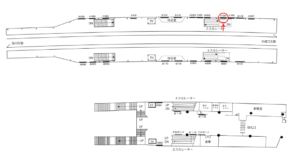 京急／大森町駅／／№41001駅看板・駅広告、位置図
