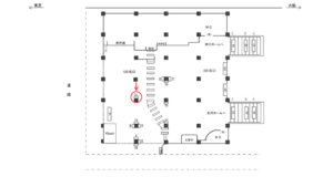 JR／浜松町駅／北口／№31駅看板・駅広告、位置図