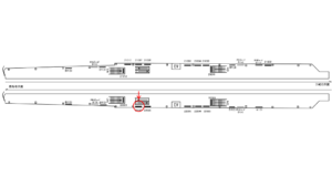 京急／立会川駅／／№22007駅看板・駅広告、位置図